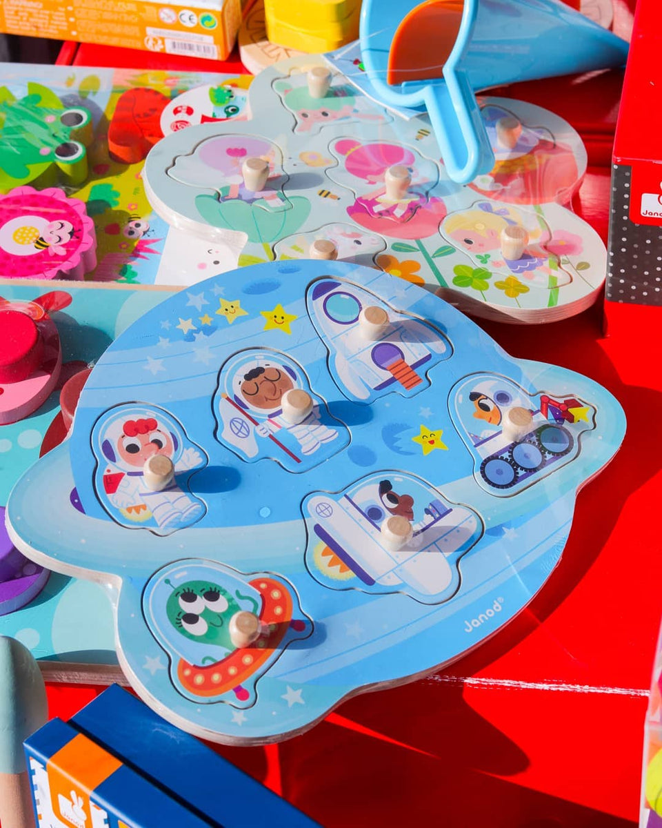 Puzzle Encaje Espacio 6 piezas Juguetería Zig Zag Juguetes y útiles