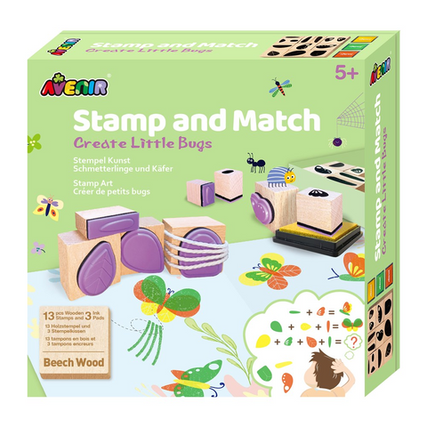 Stamp & Match - Crear Pequeños Bichitos