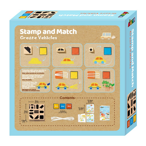 Stamp 'N Match - Crear Vehículos