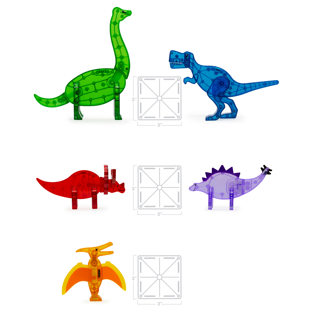 Baker Ross FC805 Magneti Dinosauro In Velluto Da Colorare – 15 Pezzi, Attività Creativa Per Bambini - 3