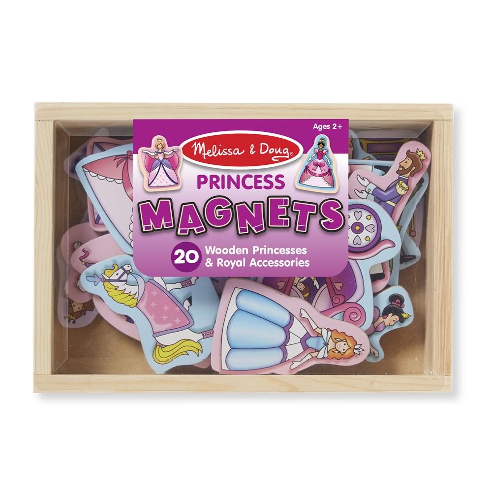 Imanes Pequeños Princesas de Madera  - 15 pxs