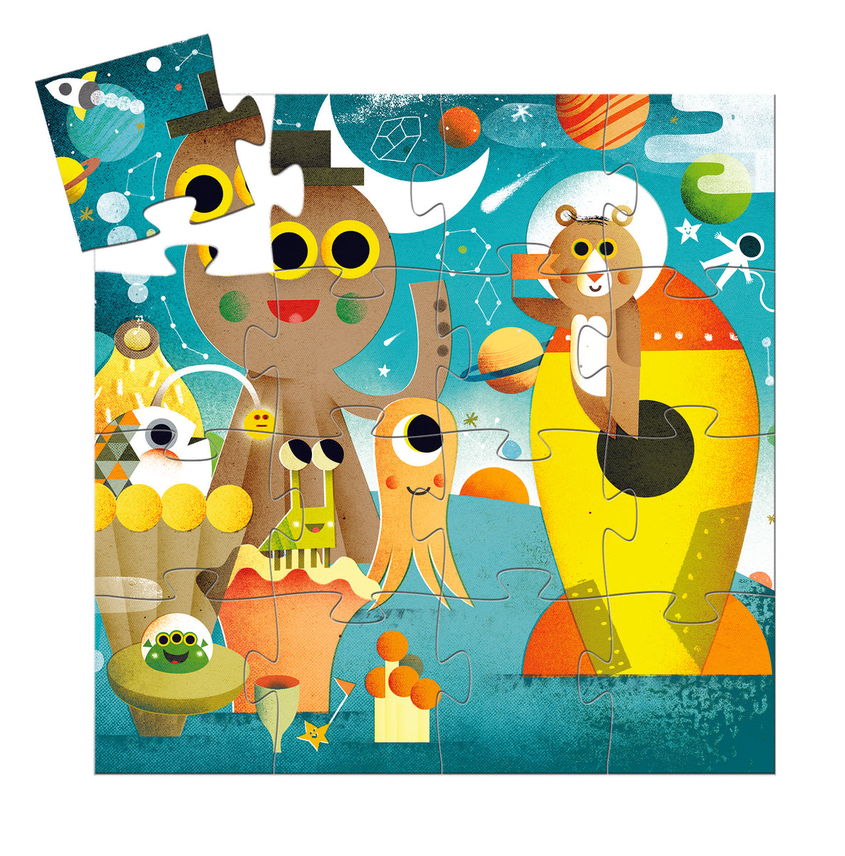 Mini Rompecabeza Silueta El Cohete 16pz Juguetería Zig Zag Juguetes