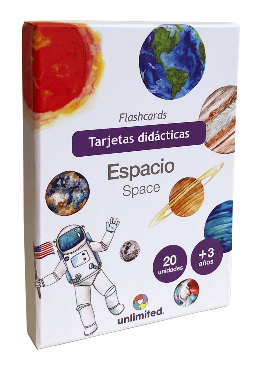 Flashcard Espacio Juguetería Zig Zag Juguetes y útiles para niños y