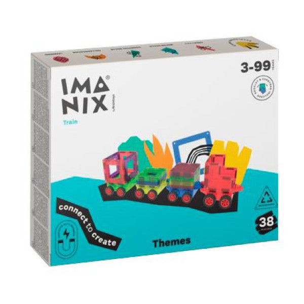 Imanix Tren con Vagones 38 pzs