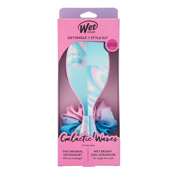 Cepillo Wet Brush & Scrunchie - Galactic Waves