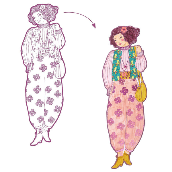 Figuras para Colorear - Rosemary y Amigas