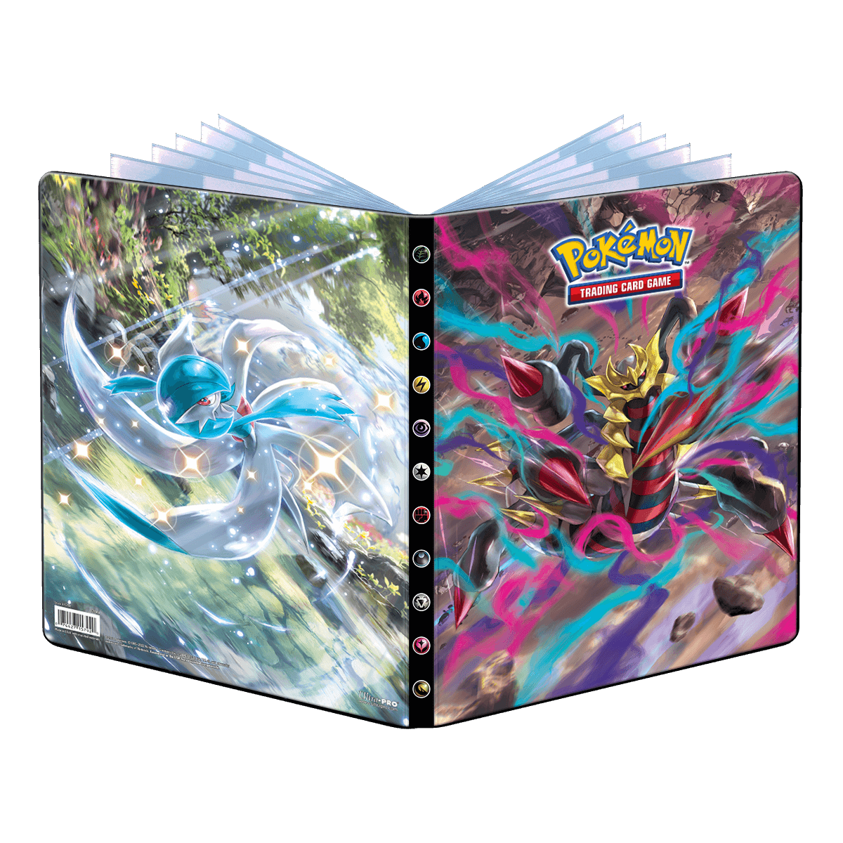 Pokemon 9 Pocket Portfolio Sword and Shield 11 Giratina and Gardevoir