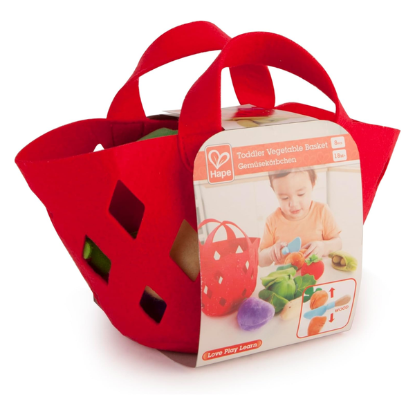 Cesta de Vegetales de Fieltro