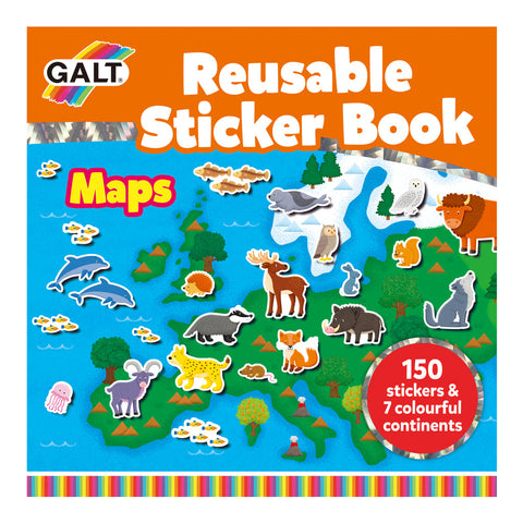 Stickers Reusables - Mapas