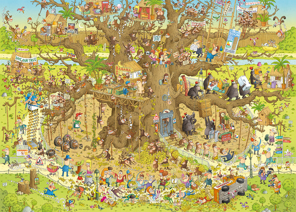 Rompecabezas Monkey Habitat - 1000 pzs