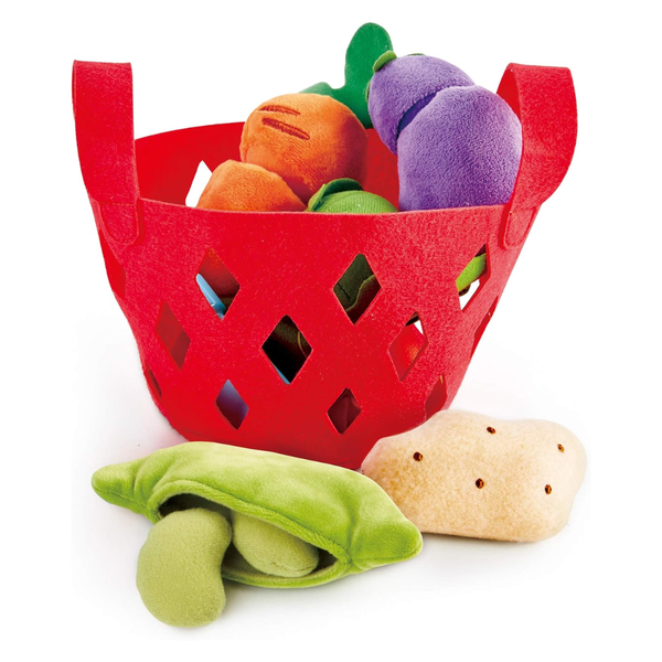 Cesta de Vegetales de Fieltro