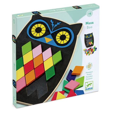 Juego Educativo de Madera Mosa Boo Buho