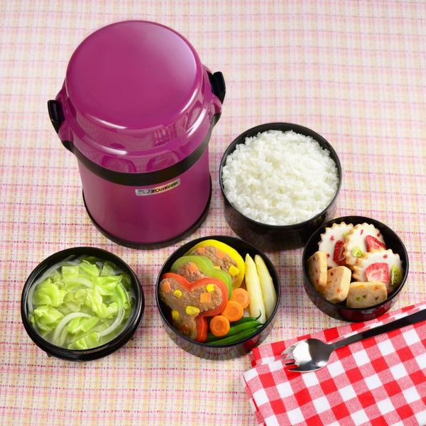 Termo Lonchera con Maleta 1.25 lt - Uva