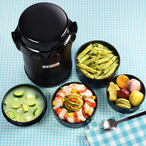 Termo Lonchera con Maleta Negro - 1.25 Lt