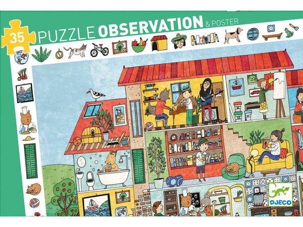 Rompecabeza Observación - La Casa 35pz