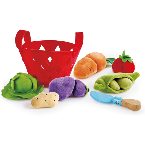 Cesta de Vegetales de Fieltro
