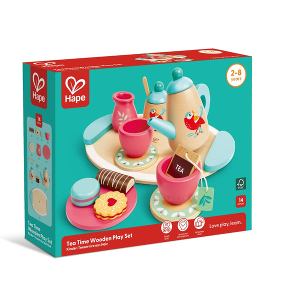 Juego Tazas de Té de Madera