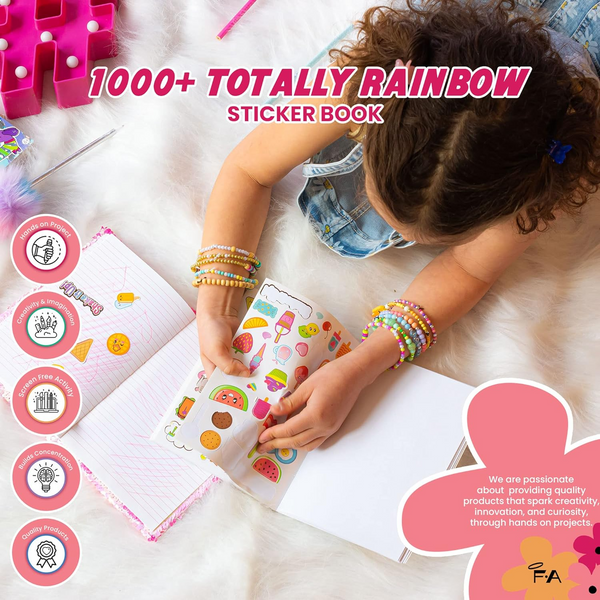 1000 Stickers Arco Iris