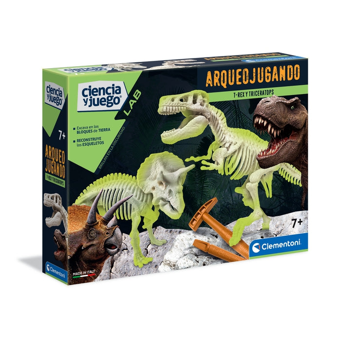Arqueojugando - T/Rex y Triceratops