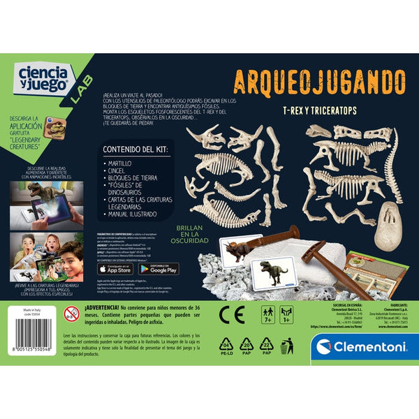 Arqueojugando - T/Rex y Triceratops