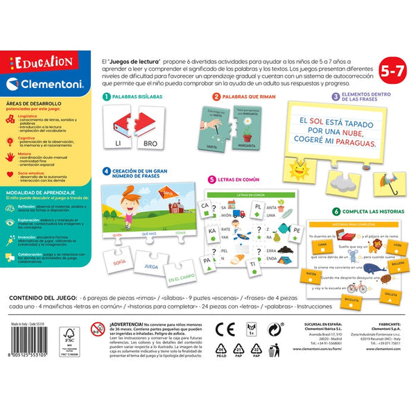 Juego de Lectura