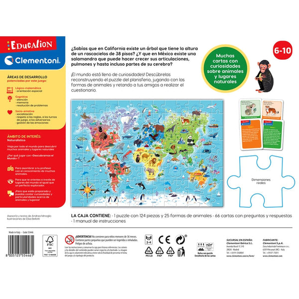 Rompecabezas Descubramos el Mundo 120 pzs