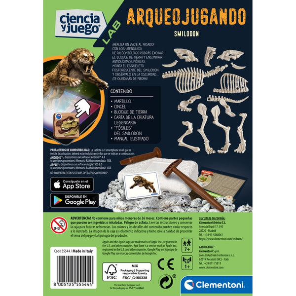 Arqueojugando Smilodon Fosforescente