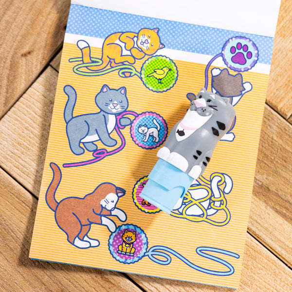 Sticker WOW Estampador - Gato