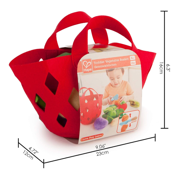 Cesta de Vegetales de Fieltro