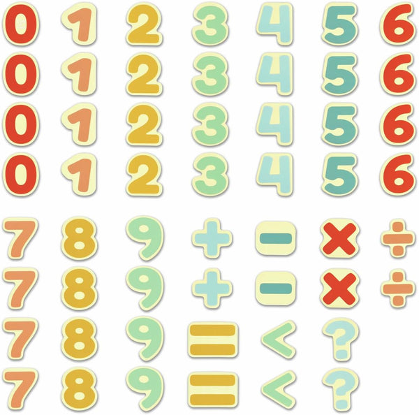 Juego de Madera con Números Magnéticos