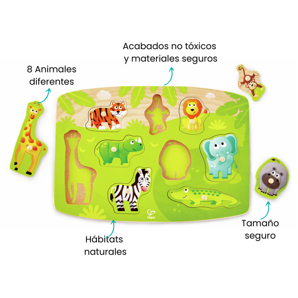 Rompecabexas de Encaje Animales de la Granja