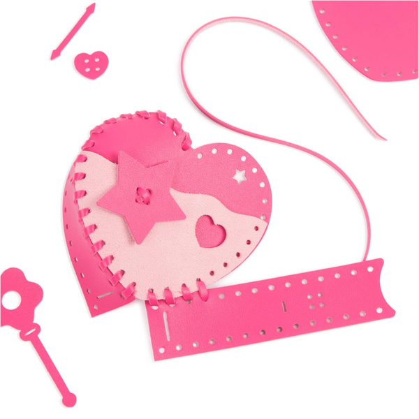 Kit para Monedero en Forma de Corazón