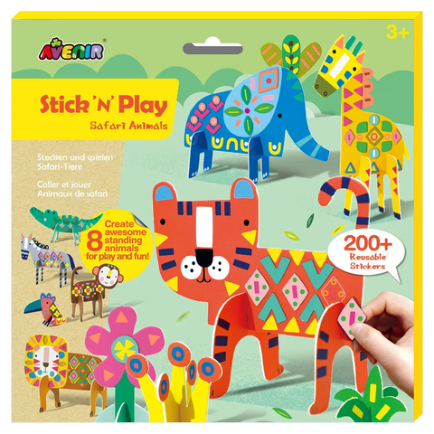Stick 'N Play - Animales del Safari