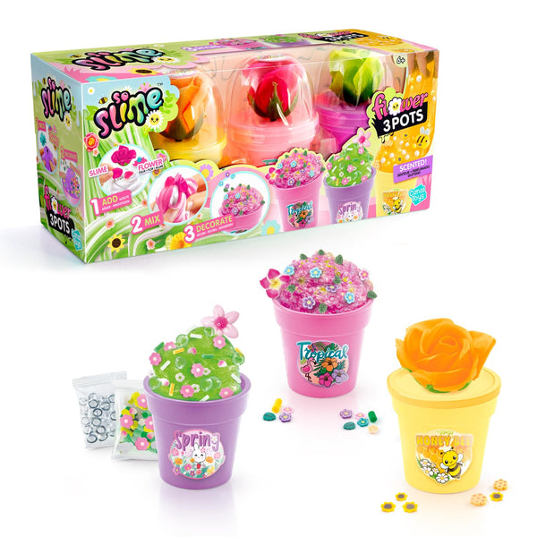 Slime Flor de Limo - 3 macetas