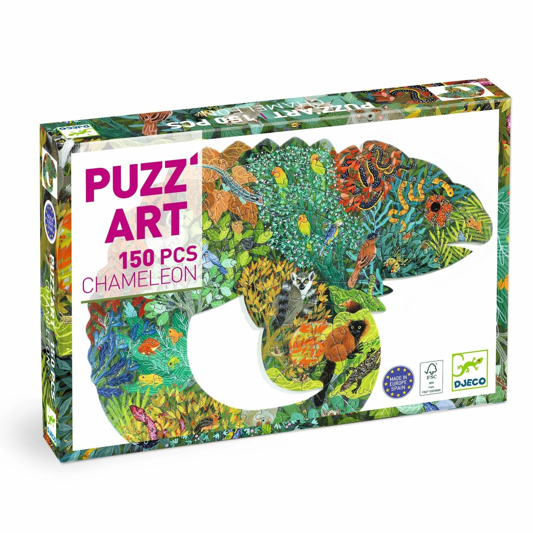 Rompecabezas Puzz'art - Camaleón 150 pz