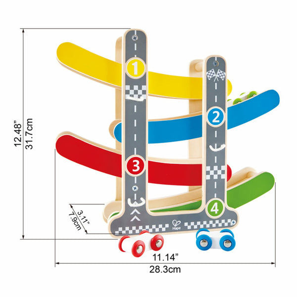 Pista de carreras Fast Flip de madera