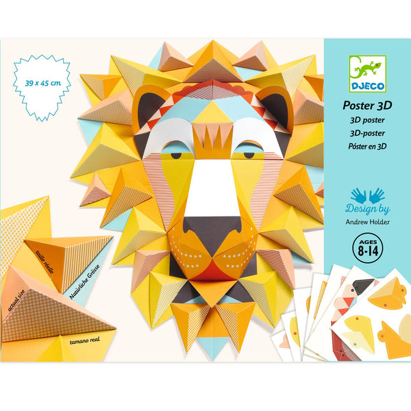Poster 3D - El León