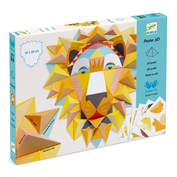 Poster 3D - El León