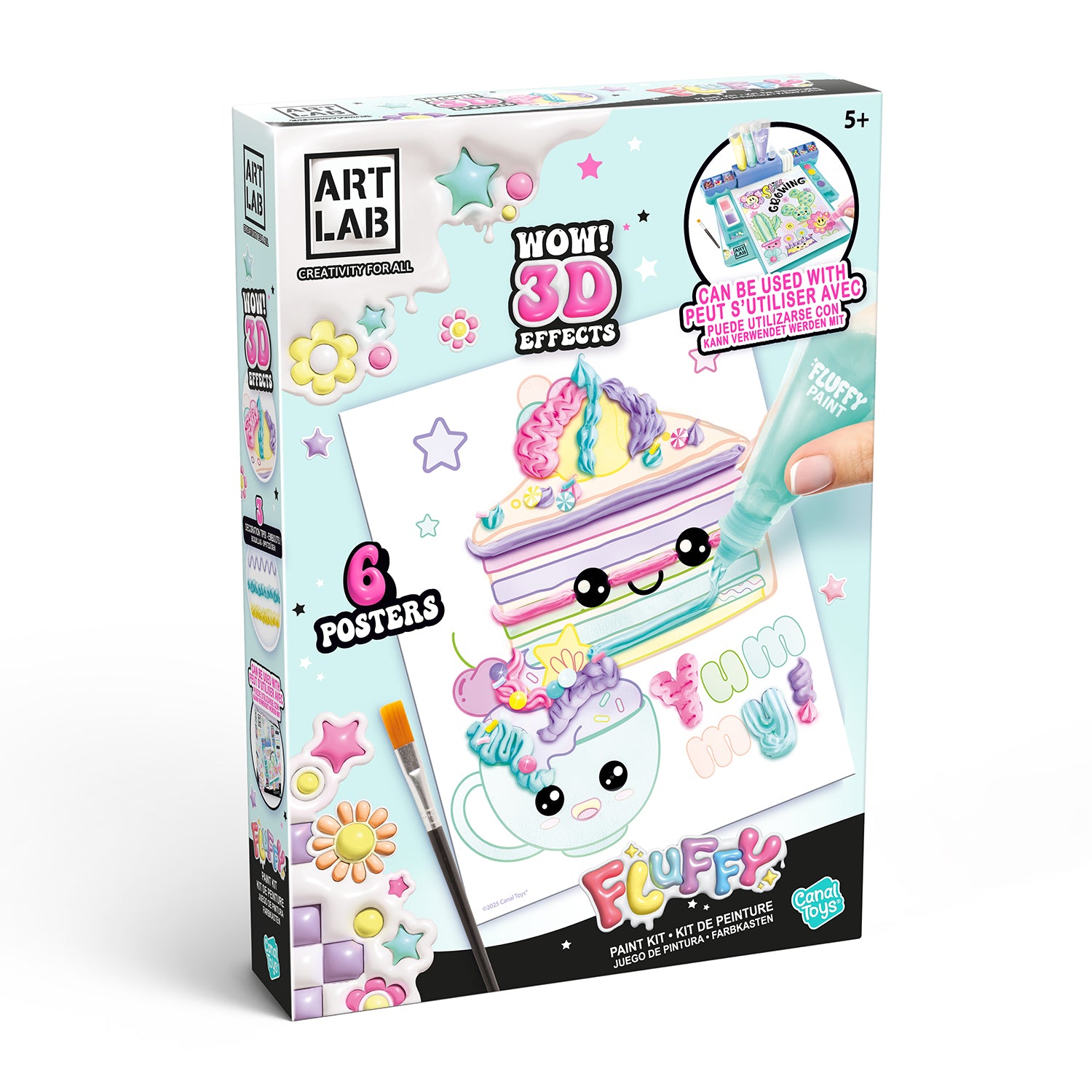 Kit de Pintura - Fluffy Art Lab