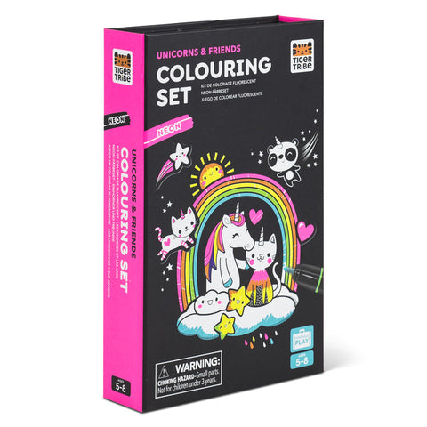 Kit para Colorear - Unicornio y Amigos Neon