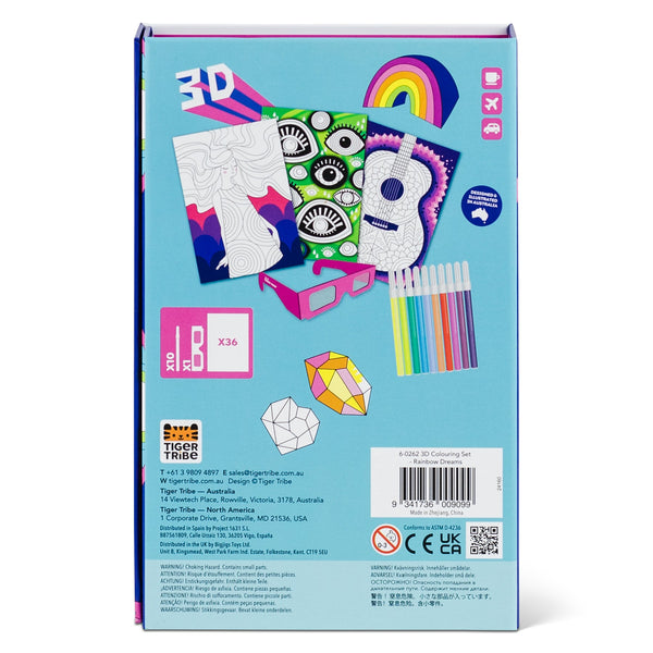 Kit para Colorear - Rainbow Dreams 3D