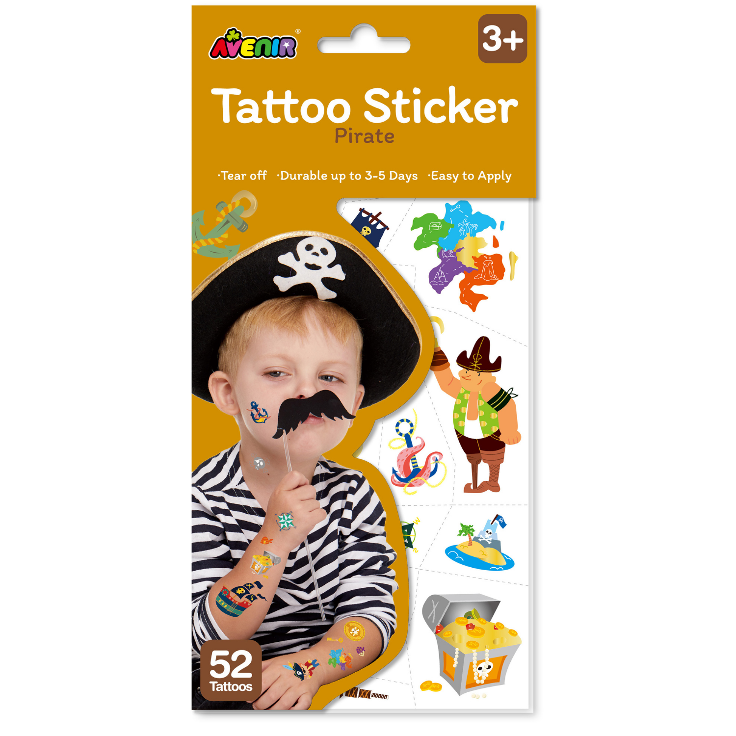 Tatuajes Temporales - Piratas