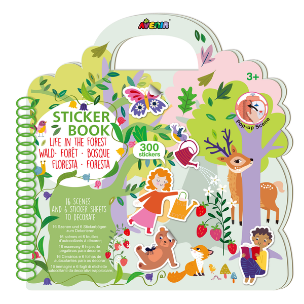 Libro con 300 Stickers - Bosque