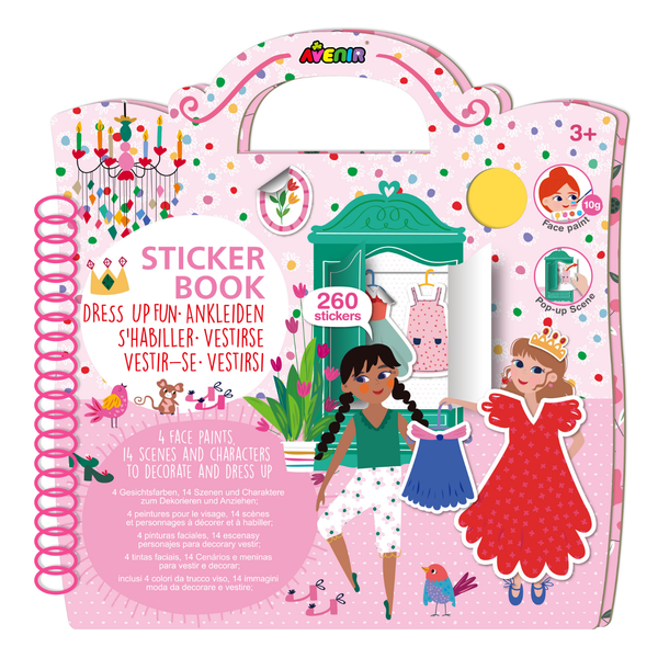 Libro con 260 Stickers - Vestirse