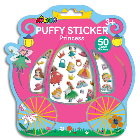 Puffy Stickers - Princesas