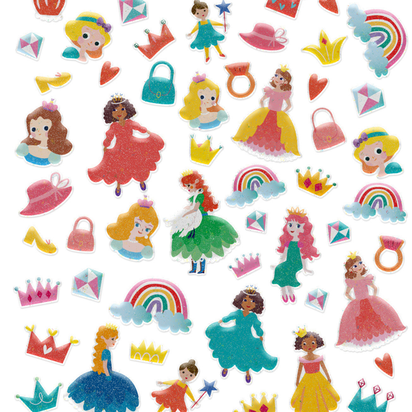 Puffy Stickers - Princesas