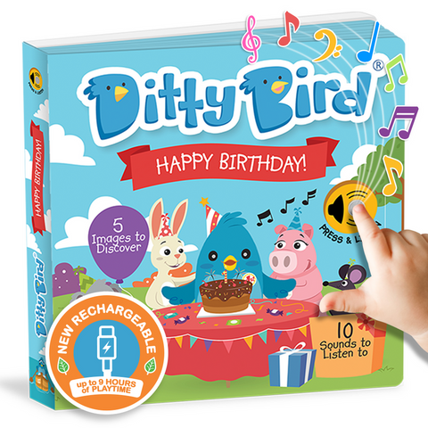 Libro con Sonido - Canciones de Cumpleaños Inglés