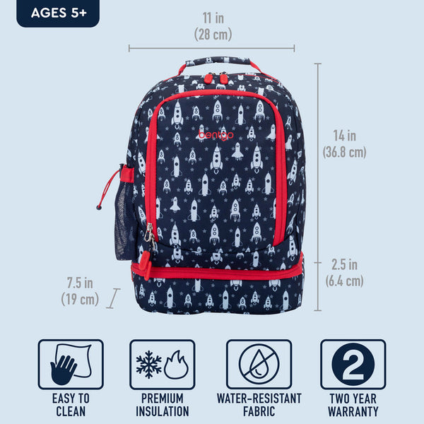 Mochila Bentgo Kids  2 en 1 - Cohetes