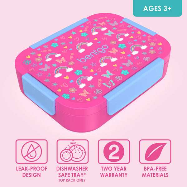 Lonchera Bentgo Snap & Go - Mariposas