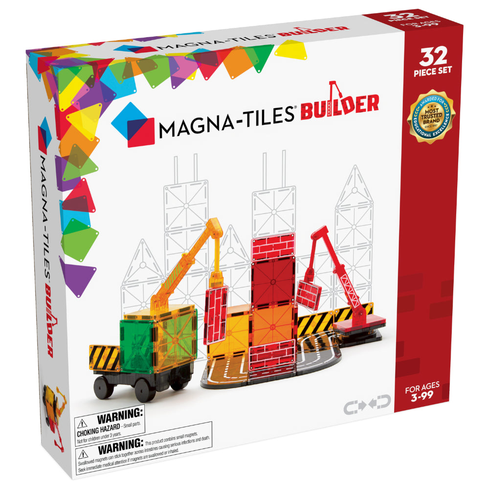 Magna Tiles Set Magnético Constructor - 32 pzs